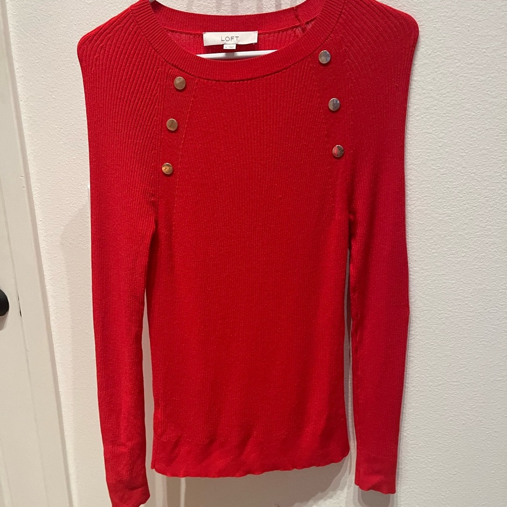 Loft Red Top